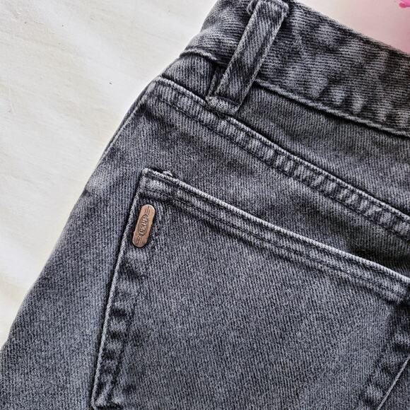 Pepe London Vintage High Rise Black Rigid Denim Straight Leg 90s Jean 5/6 - Picture 10 of 16